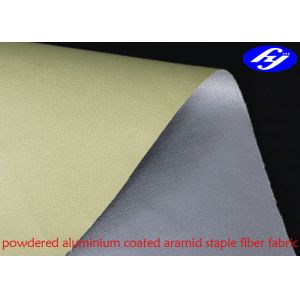 Powdered Aluminium Coated Aramid Fiber Fabric For Thermal Insulation