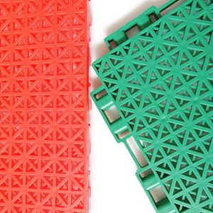 Customizable Colors Outdoor Gym Flooring with Polypropylene Material and PP