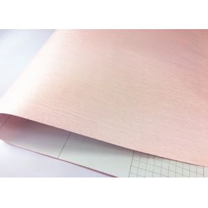 No Smell Of Paint Self Adhesive Decorative Wallpaper Washable Pink Color