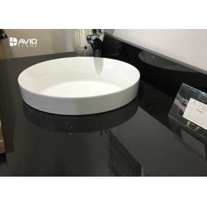 Nero Assoluto Polished Granite Vanity Countertops Bacteria Resistance Hard