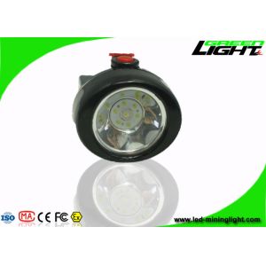 Anti Explosive Miners Cap Lamps Cordless , Hard Hat Led Lights Long Life Span