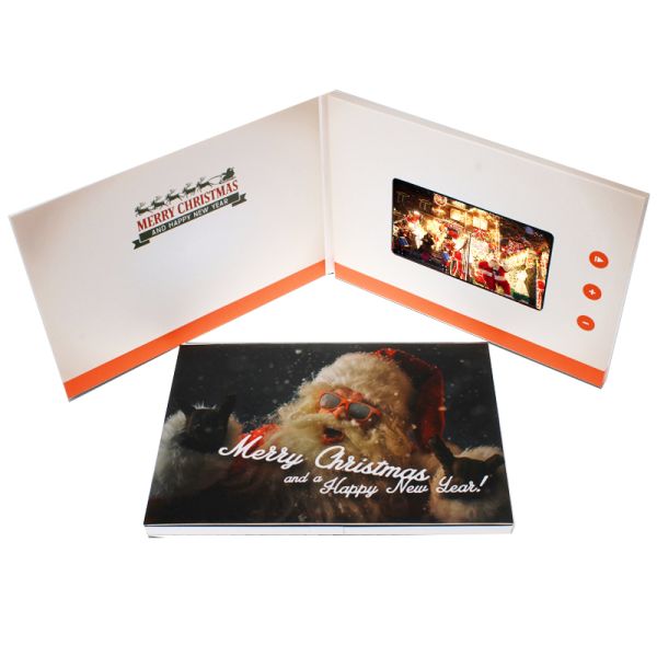 Customized Flash LCD Video Book with 600Amh-6000Amh Battery Capacity and USB