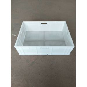 Virgin Polyethylene Reinforcing Anti - Skid Bottom Euro Stacking Containers
