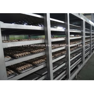 Recycled Paper Egg Tray Machine , 2000pcs/h Automatic Egg Tray Making Machine