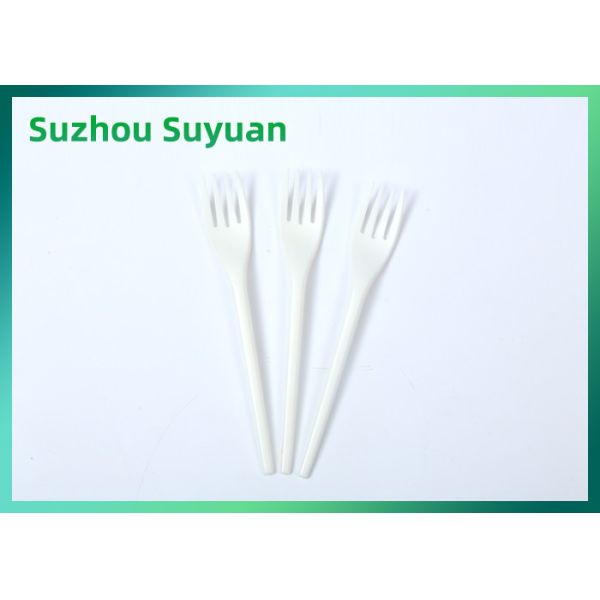 Buy White Eco Disposable Cutlery , Compostable Disposable Cutlery SY-022 at wholesale prices