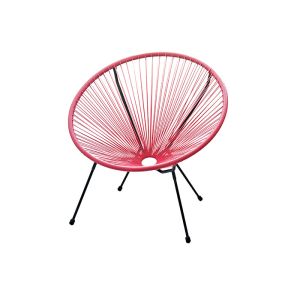 High Density Weaving Garden Rattan Chair , Stackable Rattan Patio Chairs