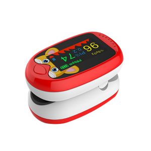 AAA Batteries Powered ABS Fingertip Pulse Oximeter With Lanyard