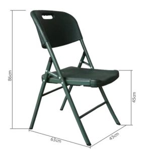Military Chair Blow Molding Outdoor Portable Conference Folding Chair Camping