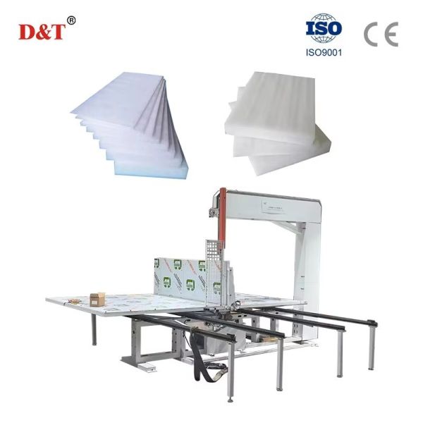 DTLQ-4L Vertical Cutting Machine for EVA and Pearl Cotton with Outside Worktable Size of W2000*H2440mm