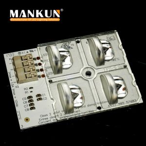 Smd Lumileds 4 Leds PCB Module For 10W LED Street Lamp Module