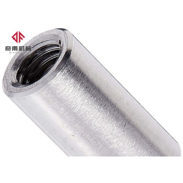 Buy Straight Stainless Steel Rebar Couplers Metal Bushing Sleeve ISO9001 at wholesale prices