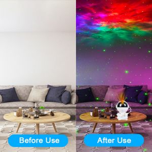 ABS PVC Galaxy Space Star Projector Light Multifunctional Room Decor