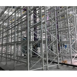 Quality High Density Industrial ASRS Racking System Automated Storage Crane Width Customized for sale