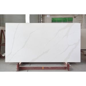 High Hardness Artifical White Calacatta Quartz Kitchen Countertop at the best