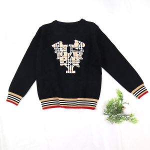 Spring Autumn Baby Embroidery Sweater Children Clothing Tops 1-7 Year Boys Girls
