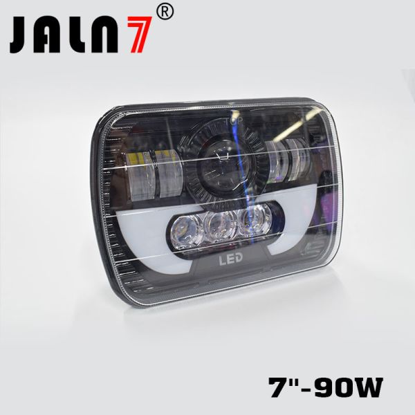 Led Work Light JALN7 7Inchs 90W Car Driving Lights Fog Light Off Road Lamp Car Boat Truck SUV JEEP ATV Led Light