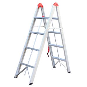A Frame 4 Step 1.42m Aluminium Folding Ladder