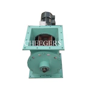 China SS400 Steel Rotary Feeder Valve Wood Pellet Timber 6 Inch on sale