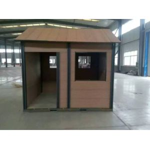 Quality Waterproof Coffee / Brown WPC House With Wood Plastic Composite Material for sale