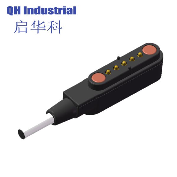 5Pin Male 1A 2A 3A 4A 5A Current Rate Smart Watch Electronical Cigarret PCB Connector Magnetic Pogo Pin Connector
