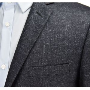 Worker Mens 2 Piece Suit , Black Tailored Fit Suit Office Business Person