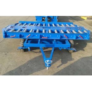 Portable Ld3 Container Dolly 76 x 4 Dia Roller Three mm Checker Plate