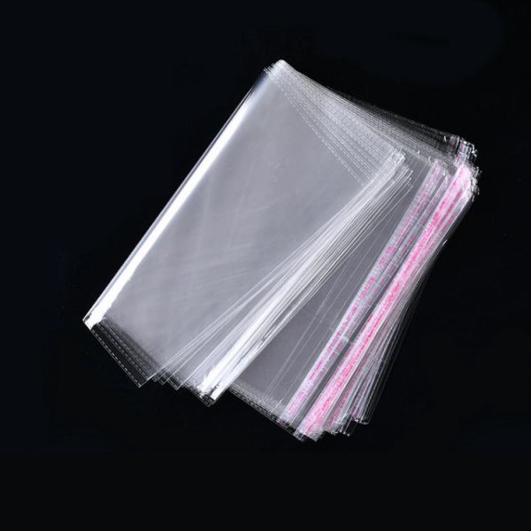 Buy 7*10cm Clear Flat OPP Poly Packaging Bag Self Adhesive For Cellophane Low MOQ at wholesale prices