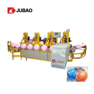 1500pcs/Hr 6pcs Heads 150x200mm Balloon Screen Printing Machine
