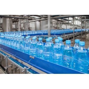 1000ml Mineral Water Production Line Bottled SUS304 PET 18000BPH