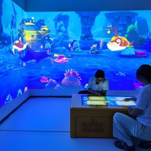 Popular AR Interactive Table Painting Projector Games 110V-250V