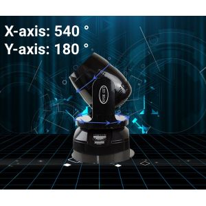 Advanced DMX512 Control Mini Moving Head Light 100W for Church DJ Party Wedding