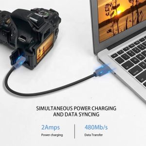 Data Charging USB Type C to Mini 5 Pin USB OTG Adapter Cable for Camera Phone