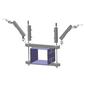 Sturdy And Reliable Galvanized Steel Seismic Support Brackets Bolted Installatio