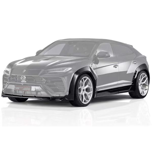 Yellow Lamborghini Urus Body Kit Carbon Fiber Front Lip Luxury Car Diffuser Widebody Kit