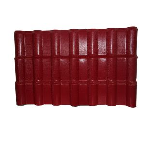 ASA Resin Coated Spanish Style Roof Tiles Custom Length