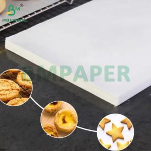 45gsm 50gsm Bleached White Greaseproof Paper For Baking PFAS Free Kit 5 Kit 7