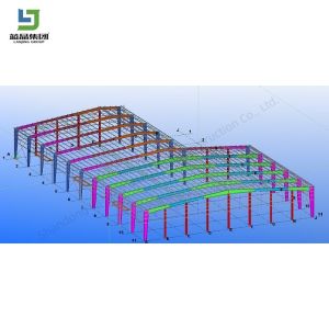 Quality CAD Metal Frame Prefabricated Steel Structure Warehouse Construction Building for sale