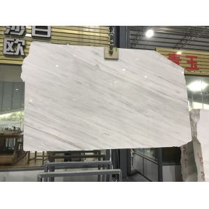 Grey Veins Marble Backlit Pure White Jade Onyx Stone