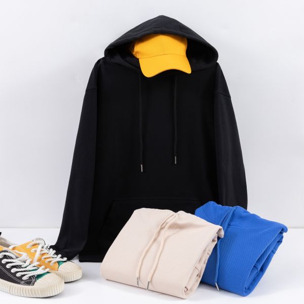 FODARLLOY Fashion Colors Black Hoodie OEM Streetwear Essentials Oversize Unisex Pull Coat Men's Hoodies Pullover Red