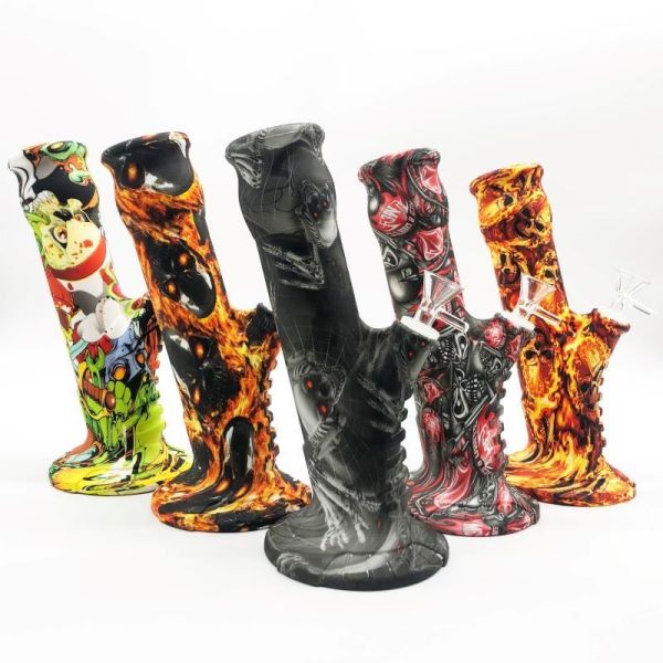 Buy Silicone SGS 490g 26cm Smoking Water Bongs at wholesale prices