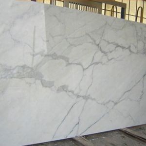 High Level Italy White Marble Stone , Large Marble Slab Countertops