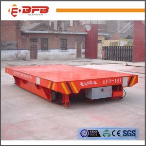 50T Steel Rail Transfer Cart Box Beam Structure For Conductor Railroad Colored