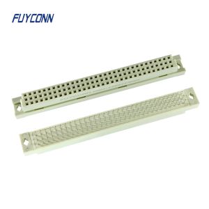 China 96 Pin 3 Rows Female Vertical PCB DIN41612 Connector With 2.54mm Pitch on sale