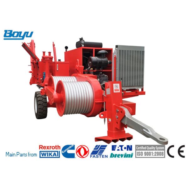 Buy Transmission Line Stringing Equipment 180kN Hydraulic Puller Groove Number 10 at wholesale prices