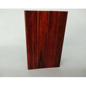 Stereoscopic Aluminium Door Profiles Wood Finished Environmental Protection