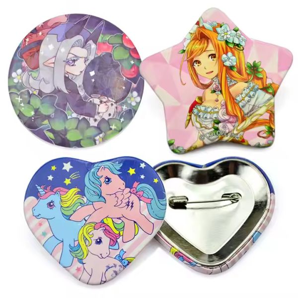 Artigifts Factory Direct Sale Low Price Custom Button Badges Pin Printed Logo