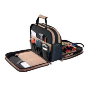 Fold-up Heavy Duty Tool Bag Organizer with Zipper Main Compartment