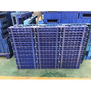 Large heavy duty euro stackable shipping recycle transport warehouse plastic