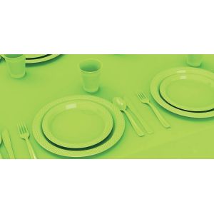 Plain Dyed SGS Disposable Plastic Table Cover PEVA