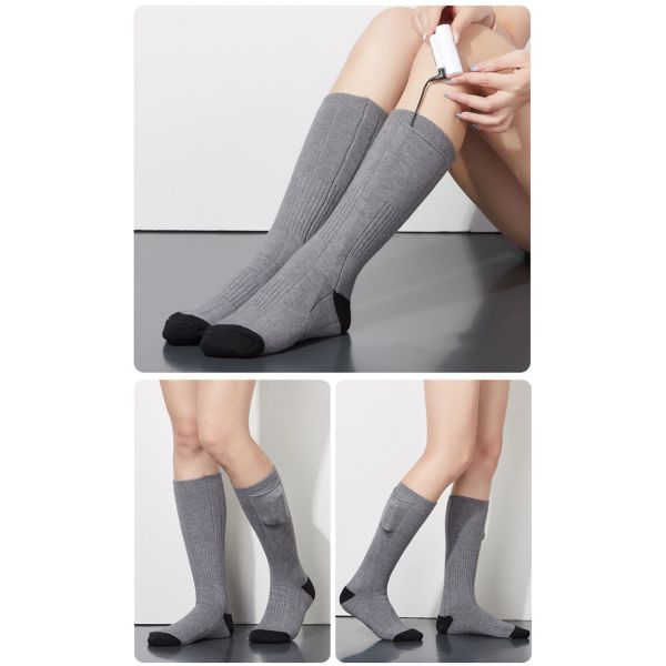 Buy 12v Ladies Rechargeable Best Electric Heated Socks For Winter at wholesale prices